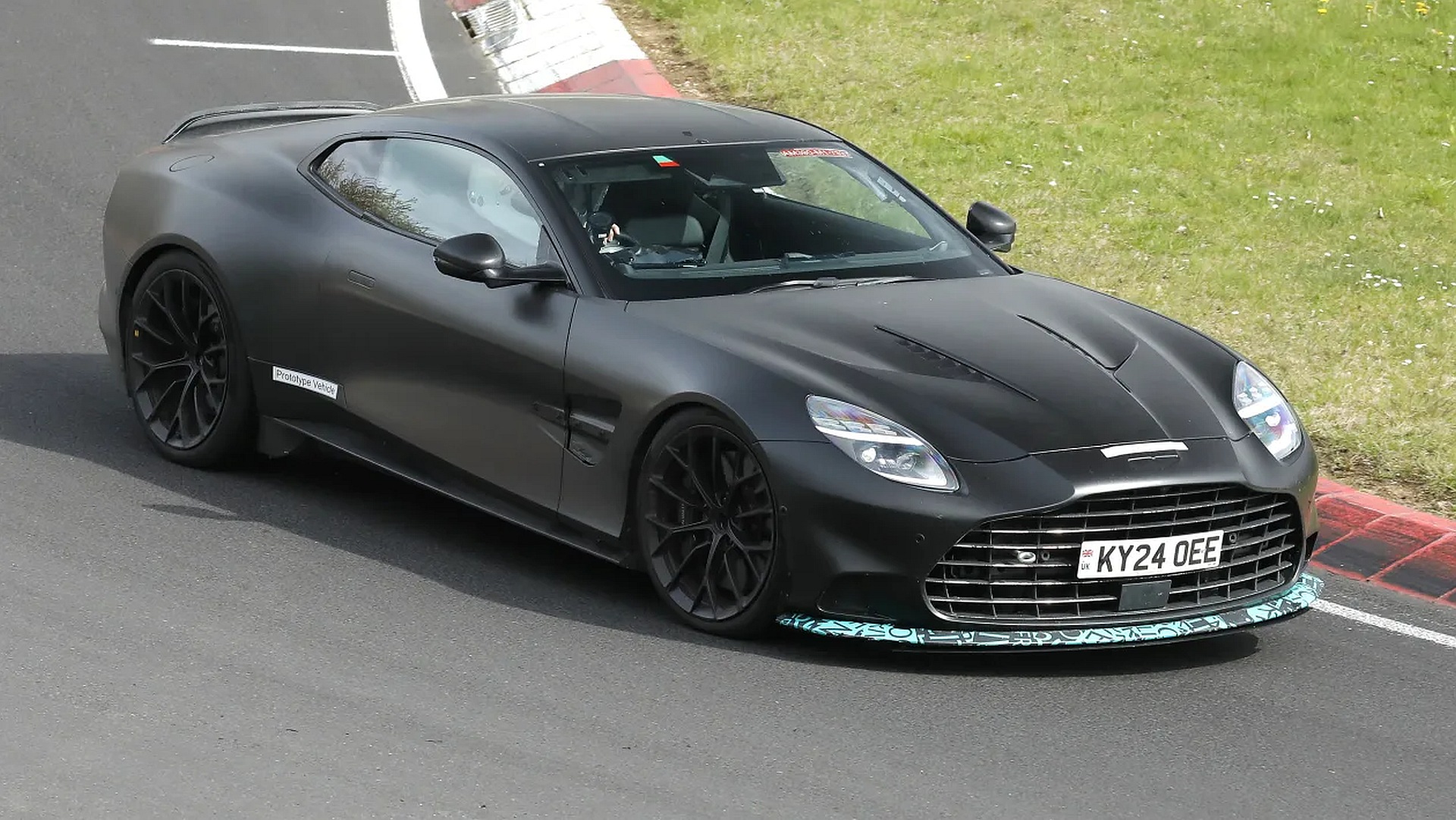 ASTON MARTIN VANQUISH SPIED ON TRACK